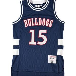 Headgear Classics Sanford High Bulldogs Cole 15 Basketball Jersey Navy XS NEW